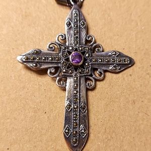 Sterling Silver Cross and Chain